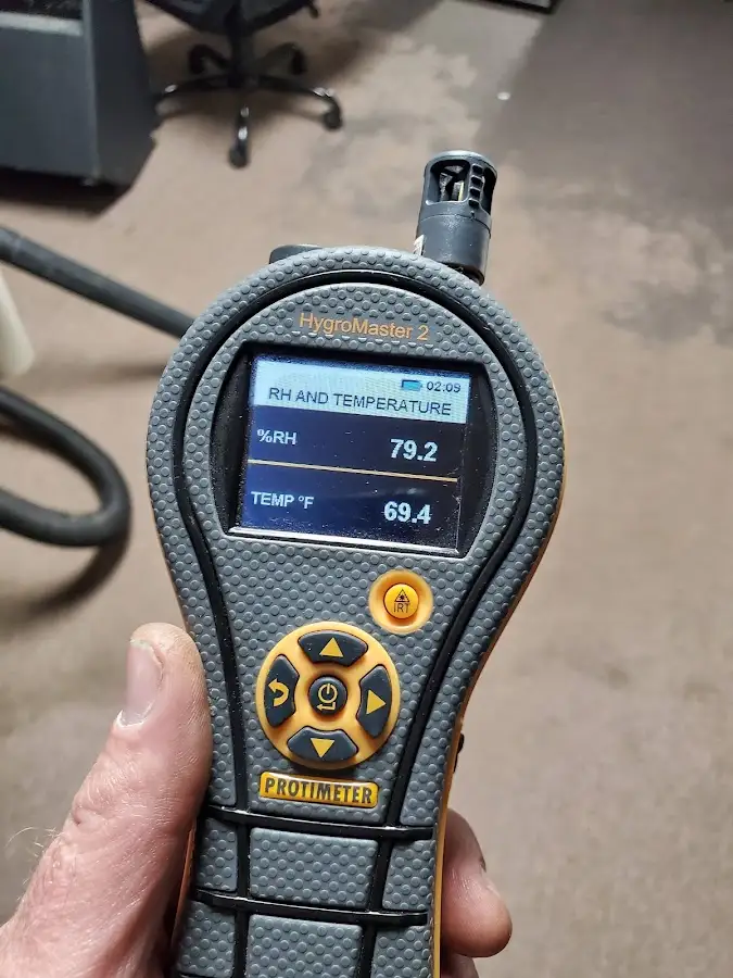 Moisture meter humidity assessment for Fire & Smoke Damage Restoration in Arlington